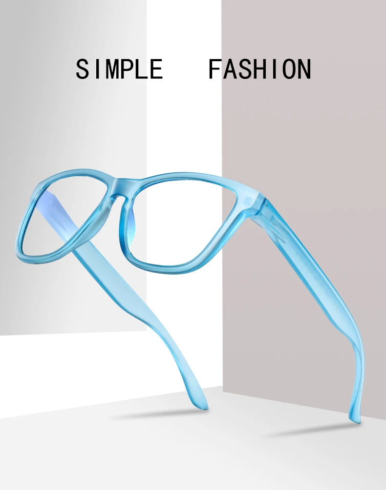 Men CR39 Lenses Reading Glasses Prescription Optics Myopia Presbyopic Eyewear Blue Light Blocking TR90 Colorful Eyeglasses Frame