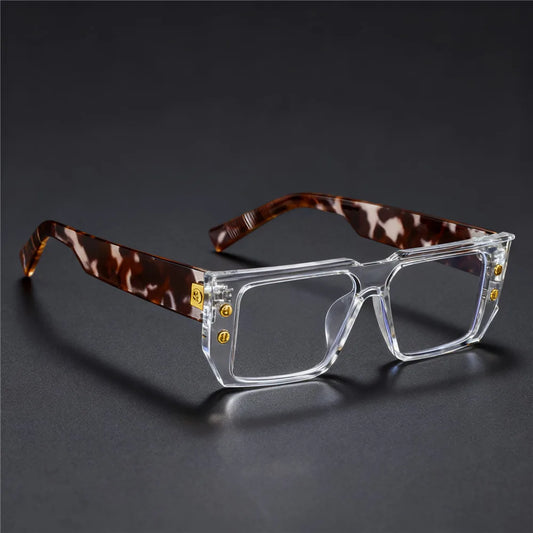 YOOSKE Square Eyeglasses Frames for Women Men Anti Blue Light Glasses Frame Optical Computer Eyewear