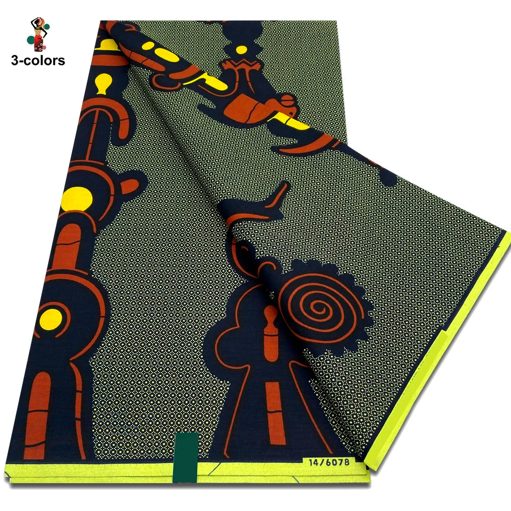 2025 Veritable Wax Guaranteed Real Wax Print Fabric dutch hollandais Pagne African Wax Fabric 6 yards