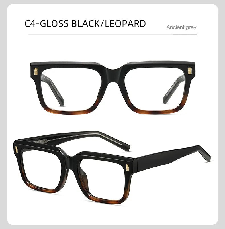 Anti Blue Light Computer Glasses Frame Men Trendy Fashionable Stylish Eyeglasses Classic Spectacles TR90 Eyeglasses for Man