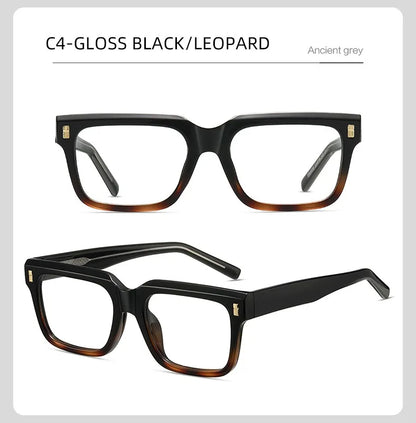 Anti Blue Light Computer Glasses Frame Men Trendy Fashionable Stylish Eyeglasses Classic Spectacles TR90 Eyeglasses for Man