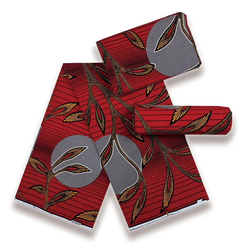 African Wax Fabric Lastest Prints Cotton Material High Quality Pagne Origin Real Ankara Gold Printed For Sewing Wedding Dress