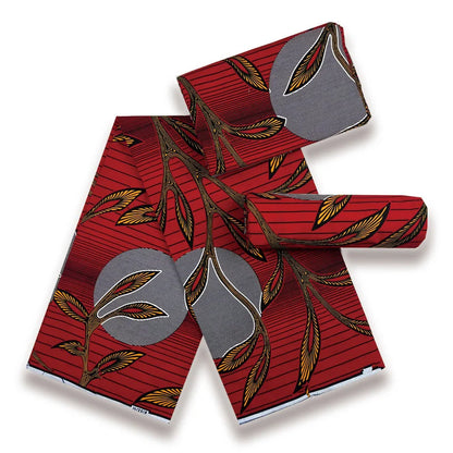 African Wax Fabric Lastest Prints Cotton Material High Quality Pagne Origin Real Ankara Gold Printed For Sewing Wedding Dress