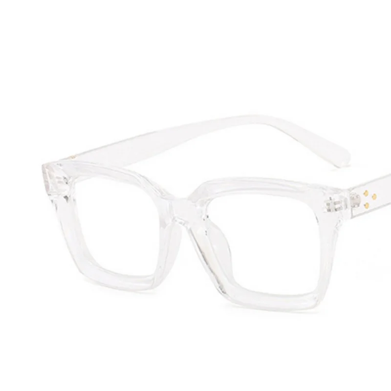 Retra Square Concave Frame Clear Lens Glasses Ultra Light Myopia Nerd Spectacles Degree 0 -0.5 -1.0 -2.0 -3.0 -4.0 to -6.0