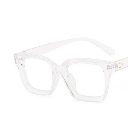 Retra Square Concave Frame Clear Lens Glasses Ultra Light Myopia Nerd Spectacles Degree 0 -0.5 -1.0 -2.0 -3.0 -4.0 to -6.0