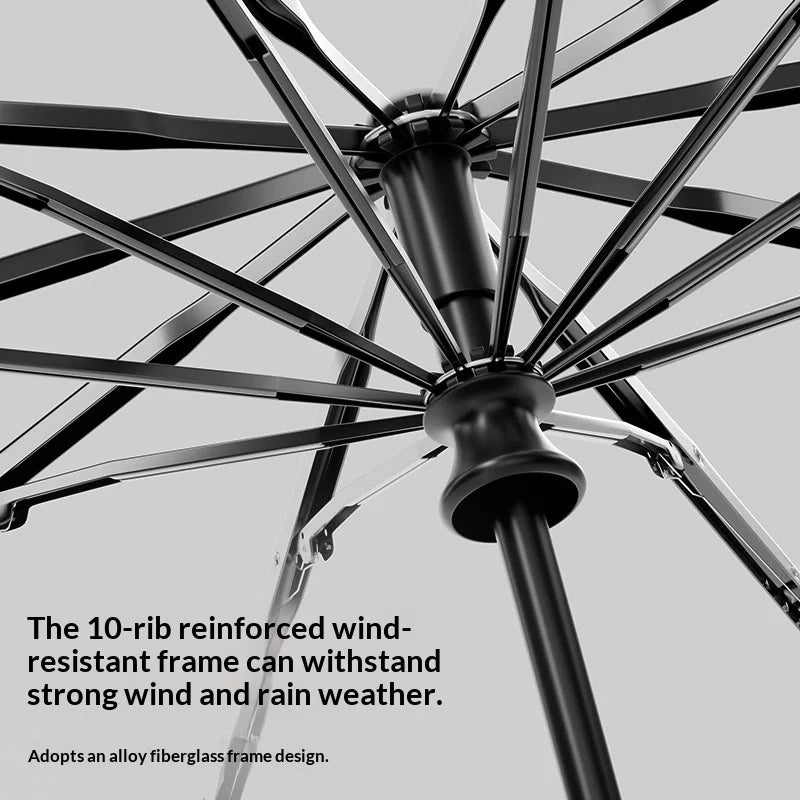 Automatic Umbrella, Windproof and Rainstorm-Resistant, Foldable Umbrella for Sunny and Rainy Days, Sunshade Umbrella