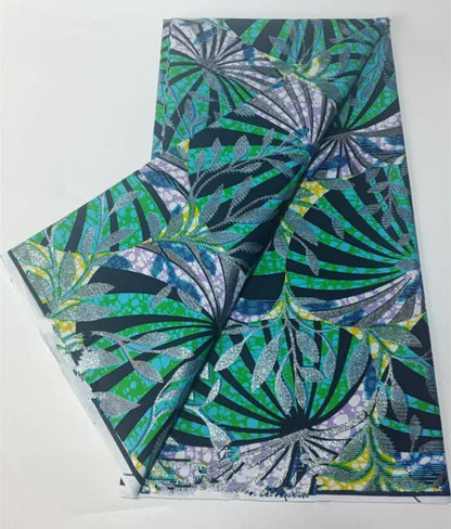 Grand Super 100% Cotton African Wax Fabric High Quality Wax Print Ankara Fabric For Sewing 6yards Women Fabric