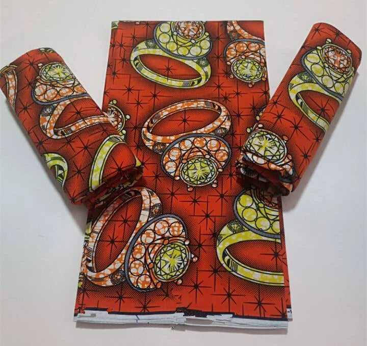 2023 Guaranteed Veritable Super Hollandais African Wax Fabric 100%Cotton 6 yards Original Ankara Block Print Pattern Africa
