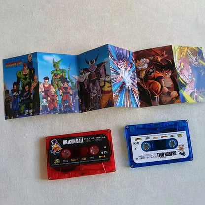 Anime Dragon Ball Hiroki Takahashi Music Tape 30th Anniversary Album 2pcs Cassettes Cosplay Walkman Car Recorder Soundtracks Box