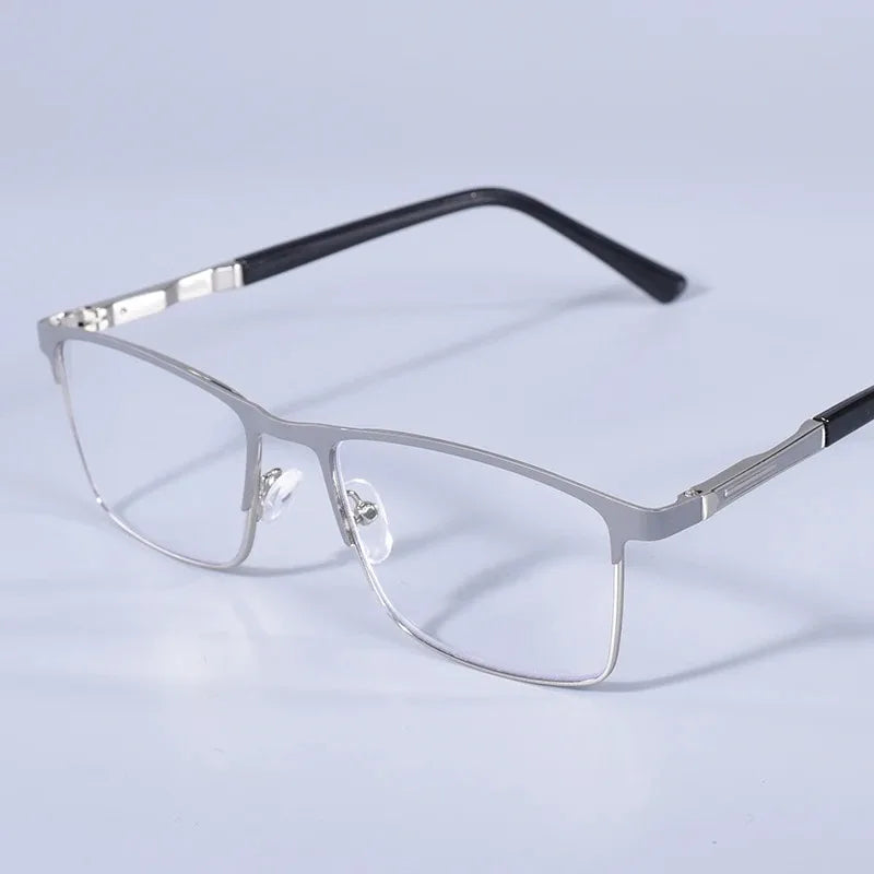 Double Color Oversize Frame Reading Glasses For Men And Women Anti blue Light High Quality Square Presbyopia Glasses+175