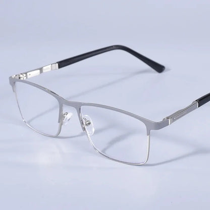 Double Color Oversize Frame Reading Glasses For Men And Women Anti blue Light High Quality Square Presbyopia Glasses+175