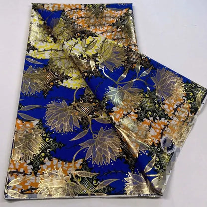 2022 New Hot Sale African Wax Fabric Cotton Material Nigerian Ankara Block Prints Batik Dutch High Quality Sewing Cloth