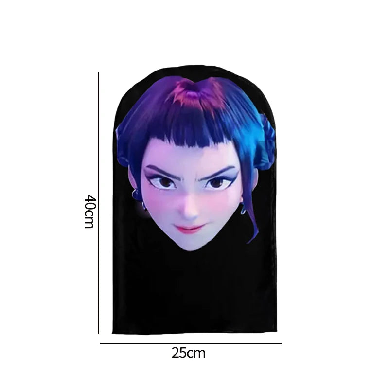 Anime Demon Hunter Face Mask Cartoon Rumi Zoey Mira Cosplay Mask Decoration Birthday Party Masks Role Play Props Costume Gifts