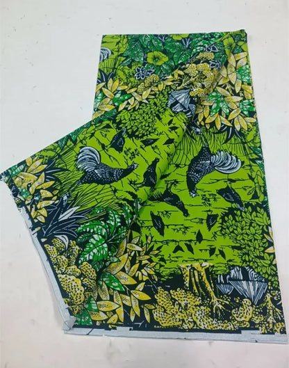 Ankara Wax Fabric 2024 High Quality African Wax Print Fabric 100% Cotton African Guaranteed Veritable Real Wax For Dresses