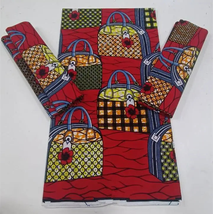 2023 Guaranteed Veritable Super Hollandais African Wax Fabric 100%Cotton 6 yards Original Ankara Block Print Pattern Africa