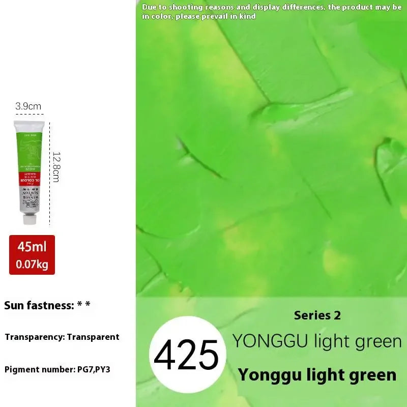 Winsor & Newton 45ML Oil Paint,Colorful Professionals Artist Drawing Tools for Canvas Wood,Crafts,Paper Art Stationery Supplies