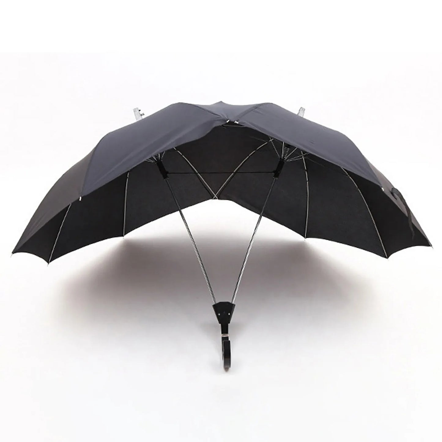 Convenient Umbrella Manual Closing Double Umbrella Large Area Coverage Sun Protection Couple Umbrella Rain-Roof