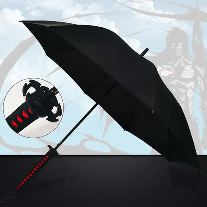 Demon Slayer Sword Umbrella One Piece Roronoa Zoro Katana Umbrella Real Full Size Japanese Anime Long Parasol Home Accessories