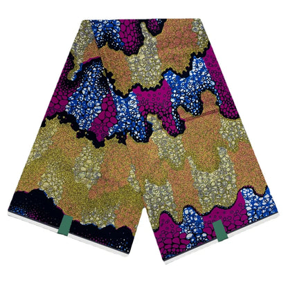 Grand Super 100% Cotton African Wax Fabric High Quality Wax Print Ankara Fabric For Sewing 6yards Women Fabric