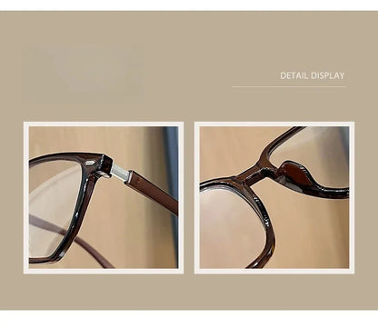 Fashion Transparent Computer Glasses Frame Women Men Anti Blue Light Square Eyewear Blocking Glasses Optical Spectacle Eyeglass