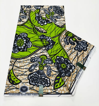 2025 Newest Veritable Original Super-W Guaranteed Dutch Hollandais Pagne Real Wax Print Fabric African Dress 100% Cotton 6 yard