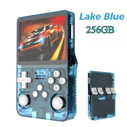 BOYHOM 256G Open Source R36S Retro Game Console - 3.5" IPS Portable Linux ARKOS Handheld | Best Gaming Gift (64G/128G Options)
