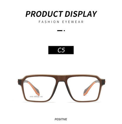 2024 New Sports Glasses Fashion Square Cycling Men's Glasses Frame Ultra-light  Optical Prescription Eyeglass Frame Women 6810