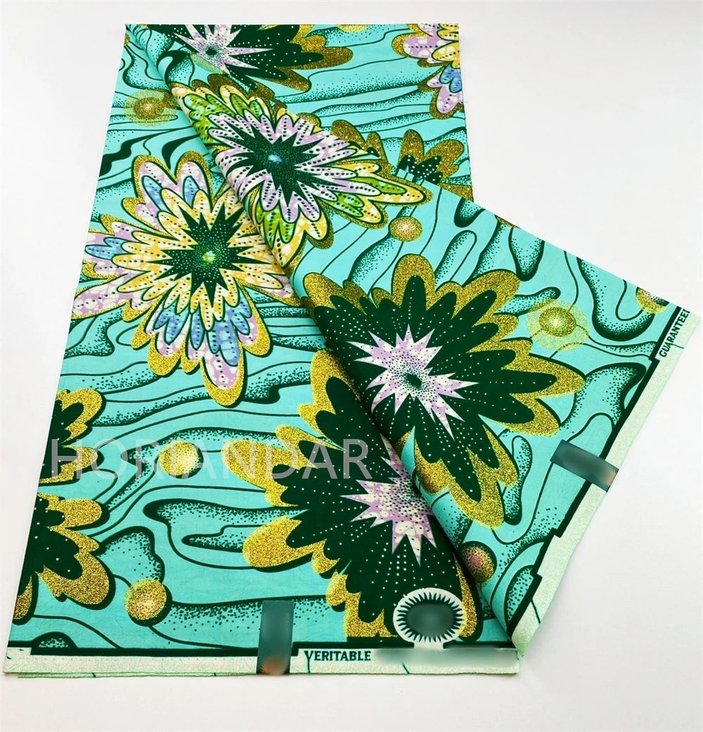 2026 Grand Super Original African Wax Fabric High Quality Nigerian Print Ankara Fabric For Sewing 6 Yard Women Dress 100% Cotton