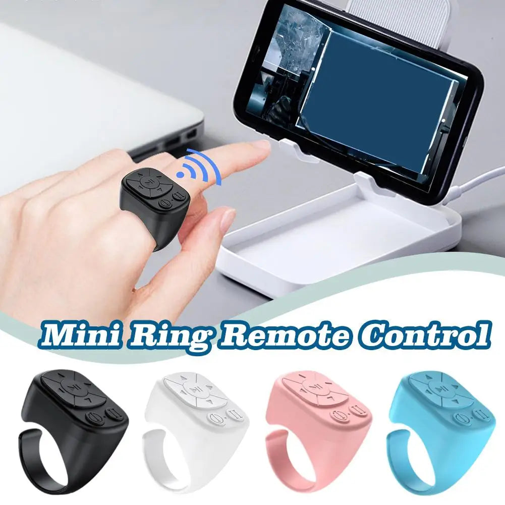 Bluetooth Camera Remote Control Shutter Scroller Clicker for TikTok Scrolling Bluetooth 5.3 Page Turner for Kindle