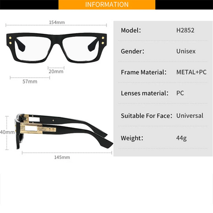 Thick Frame Anti Blue Light Reading Glasses Men Brand Design Square Finished Optical Presbyopic Glasses Customized Diopter