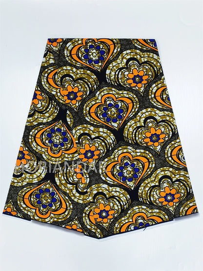 Veritable Guaranteed Dutch Hollandais Quality Prints Pagne African Fabric Dress Real Wax 100% Cotton 6 Yards
