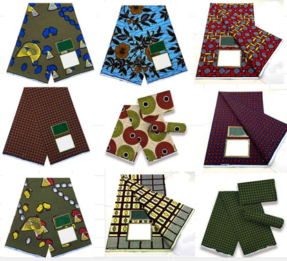 African Wax Fabric Lastest Prints Cotton Material High Quality Pagne Origin Real Ankara Gold Printed For Sewing Wedding Dress