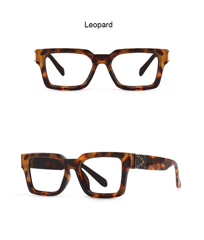 Luxury Designer Blue White Reading Glasses Women Men Computer Goggles Filter Blue Light Eyeglasses Magnifier Diopter +0.5 +6.0