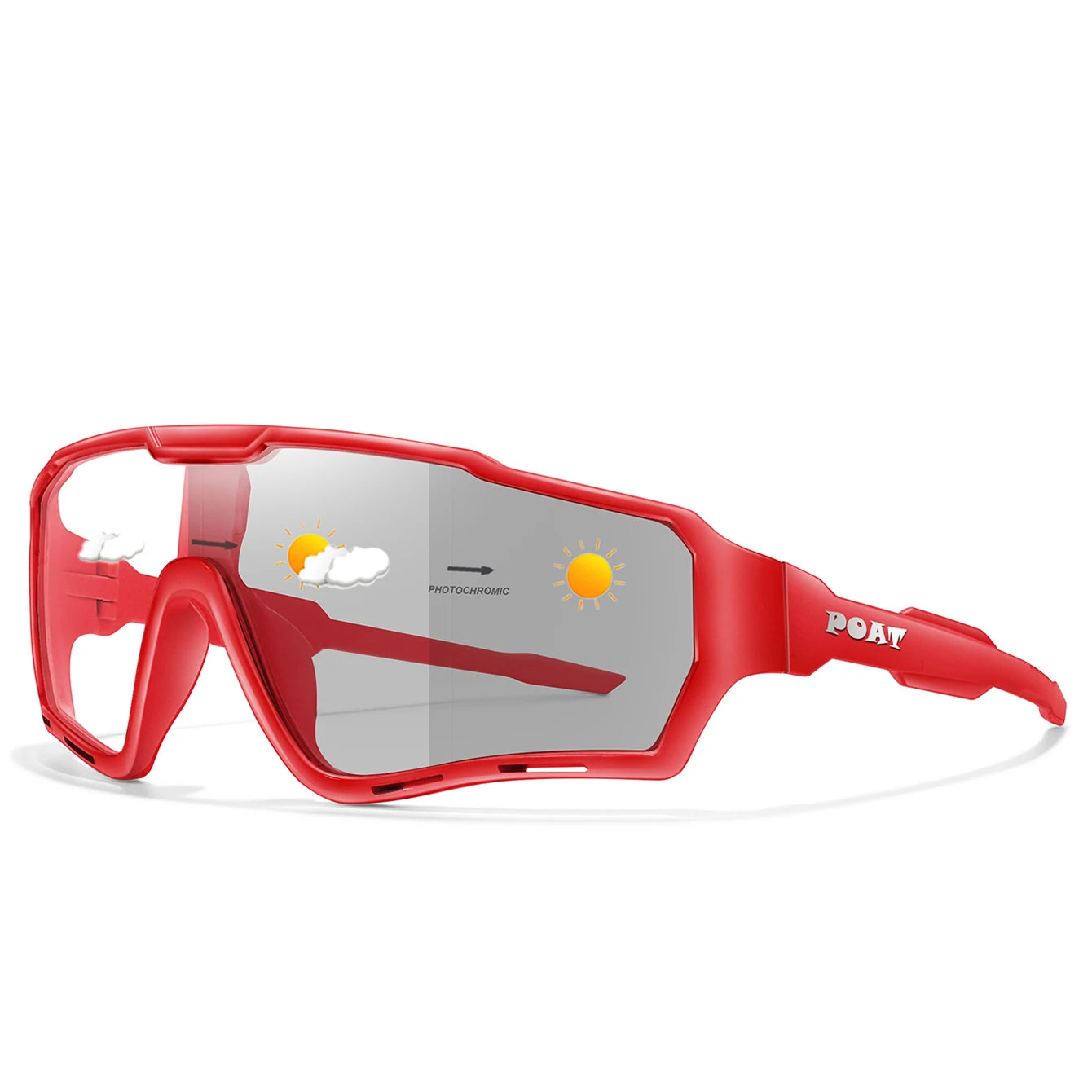POAT Brand Men Women MTB Bike Bicycle Photochromic Eyewear Cycling Fishing Running Glasses New Style Sunglasses Sports