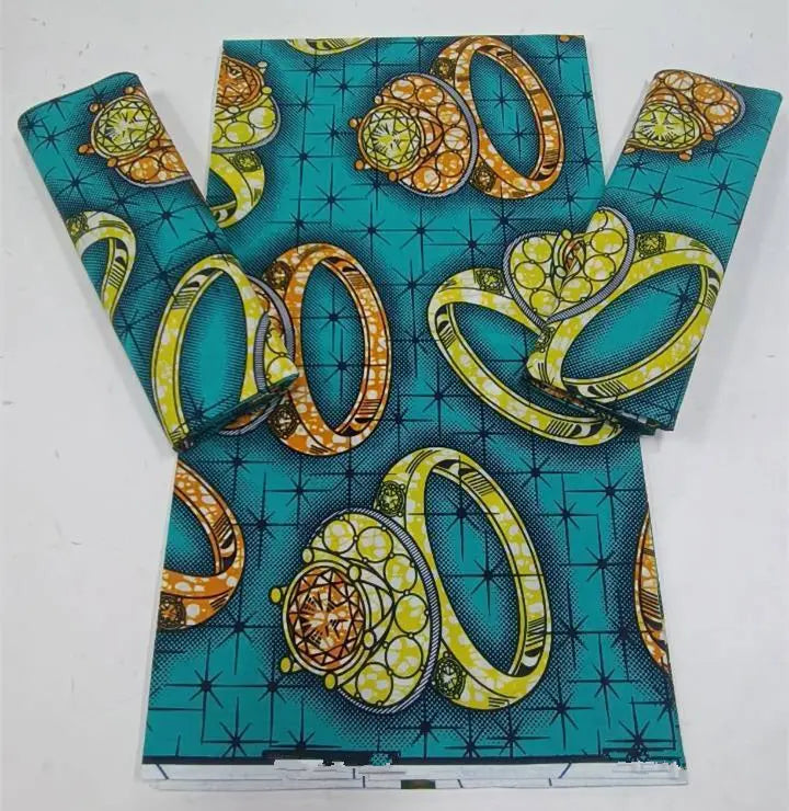 2023 Guaranteed Veritable Super Hollandais African Wax Fabric 100%Cotton 6 yards Original Ankara Block Print Pattern Africa