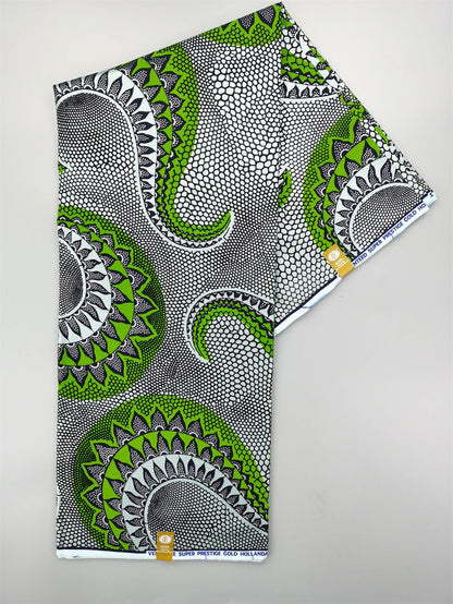 Newest Grand African Wax Glitter Glam Fabric 100% Cotton Ankara Batik Material Pagne Wax Gold Print Sewing Party Dress
