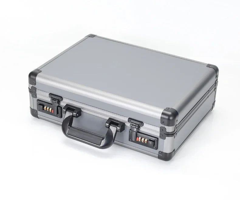 Aluminum alloy toolbox instrument equipment storage box small file safety password box