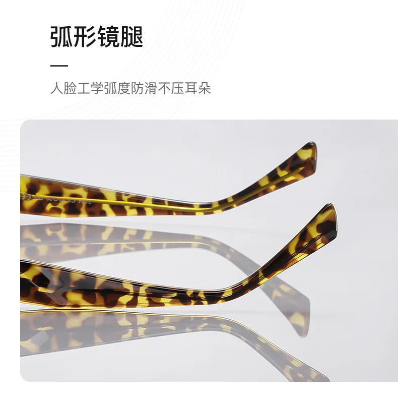 56875 Fashion Rectangle Anti-Blue Spectacle Frame Anti-Fatigue Computer Eyewear Frame for Women Gradient Eyeglasses