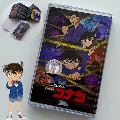 Detective Conan Wild Police Story Music Tape Anime Soundtracks Tape Mysterious Eyes Collections Commemorative with Box Gifts