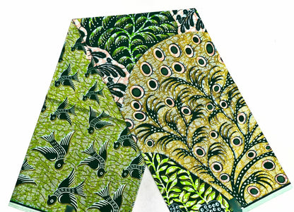 Latest African Grand Golden Wax Fabric Super Good Quality Women Pagne Flash Cotton Prints Batik Ankara Glitter Tissus 6yards
