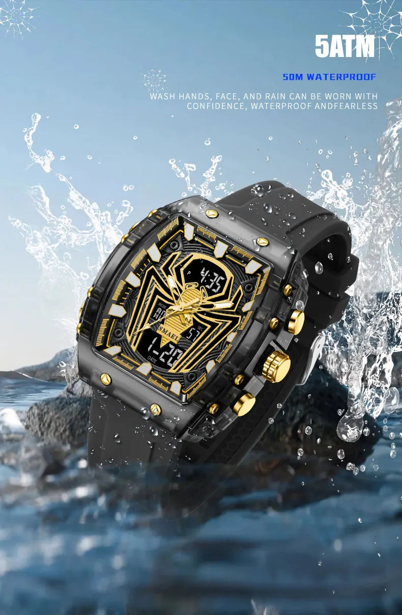 SMAEL Brand 8116 Waterproof Dropshipping Watch Alarm Clock Luminous Young Fashion business Quartz Sport Wristwatches
