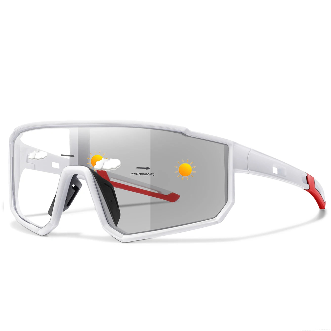 Photochromic Sunglasses New Style Brand Men Women Comfortable Windproof Cycling Glasses for Bicycle MTB Bike Running Fishing