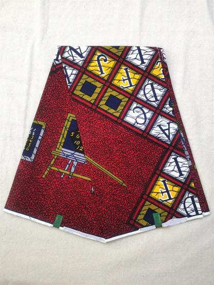 Dutch Ankara Wax Print Fabric High Quality Wax African Hollandais Fabric 100% Cotton Soft African Veritable Real Wax for Dress