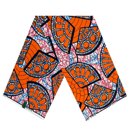 New Super Tissu Ankara Good Real Prints African Wax Fabric Soft Pagne Cotton Material Kente 6YARDS Stuff Blue Batik For Sew
