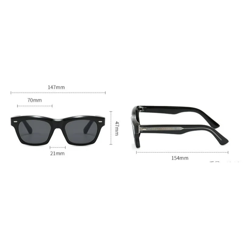 Japanese Square Glasses Frame Men Fashion Anti Blue Light Reading Glasses Men Good Quality Full Rim Eyewear