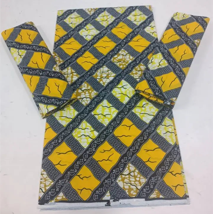 2023 Guaranteed Veritable Super Hollandais African Wax Fabric 100%Cotton 6 yards Original Ankara Block Print Pattern Africa