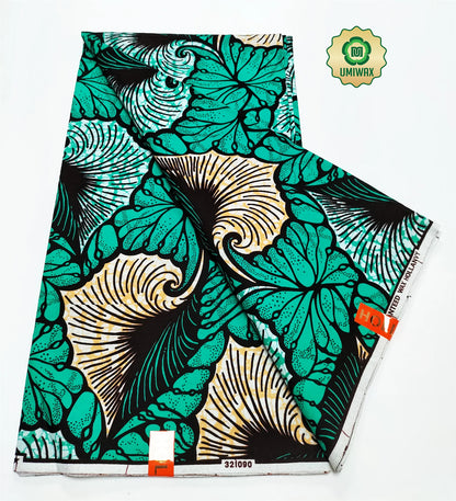 2025 Newest Ankara Real Wax Fabric Guaranteed Veritable African Wax Print Pagne Fabric 100% Cotton 6 Yards Ghana Style Dresses