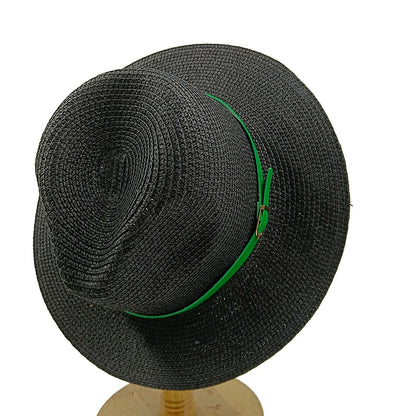 RB Rhinestone Sun Hats Women Men Summer Panama Wide Brim Straw Hats Fashion Colorful Outdoor Jazz Beach Sun Protective Cap