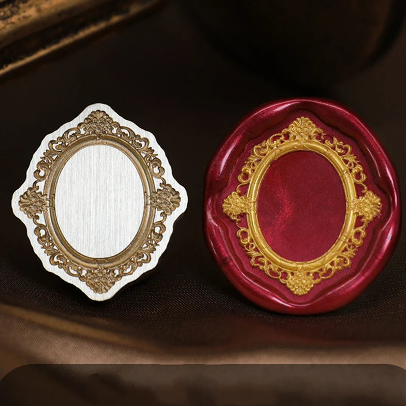 Photo Frame Series Sealing Wax Stamp Head Fire Paint Seal Wax Stamp Heads For DIY Scrapbooking Envelope Wedding Party Invitation