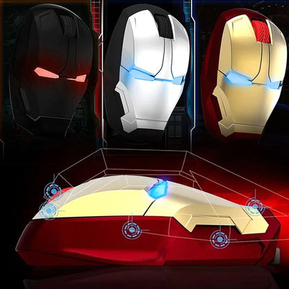 Cool Wireless Iron Man Mouse Mice Ergonomic 2.4g Portable Mobile Computer Click Optical Usb Receiver For Pc Laptop Mac Book Toys